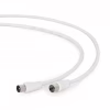 Кабель телевизионный 75 Ом 1.8m white Cablexpert (CCV-515-W) - Image 1