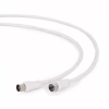 Кабель телевизионный 75 Ом 1.8m white Cablexpert (CCV-515-W) - Image 1