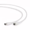 Кабель телевізійний 75 Ом 1.8m white Cablexpert (CCV-515-W) - Image 1
