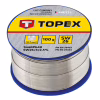 Припій для пайки Topex олов'яний 60%Sn, дрiт 0.7 мм,100 г (44E512) - Image 1