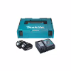 Набір акумулятор + зарядний пристрій Makita набір LXT (BL1830x2, DC18RC, Makpac1) (197952-5) - Image 1