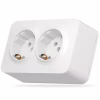 Розетка Videx BINERA IP20 наружная 2ая с заземлением белая (VF-BNS22G-W) - Image 1