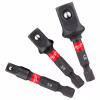 Адаптер для инструмента Milwaukee 1/4" HEX на квадраты 1/4", 3/8", 1/2" (4932479228) - Image 1
