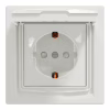 Розетка Schneider Electric ASFORA з кришкою IP44, біла (EPH3100321) - Image 1