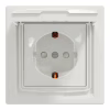 Розетка Schneider Electric ASFORA з кришкою IP44, біла (EPH3100321) - Image 1