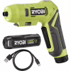 Викрутка акумуляторна Ryobi RSDP4-120G 4В, USB, Lithium, 1х2Ah, 5Нм, 200об/хв, поворотна ручка (5133005958) - Image 1