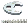 Ключ Toptul розрізний односторонній 3/8" 10шт 10-19мм (GAAR1001) - Image 1
