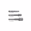 Адаптер для інструменту Toptul під шуруповерт 1/4" 3шт. 1/4", 3/8", 1/2" (GAAR0301) - Image 1