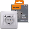 Розетка Videx VF-BNSK1GUC-SS - Image 1