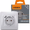 Розетка Videx VF-BNSK1GUC-SS - Image 1