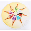 Рушник MirSon пляжний №5057 Summer Time Icecreams 150x150 см (2200003180718) - Image 1