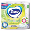 Туалетная бумага Zewa Deluxe Ромашка 3 слоя 4 рулона (7322540060133) - Image 1