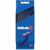 Бритва Gillette 2 одноразовая 5 шт. (3014260282684/3014260287030) - Image 1