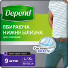 Підгузки для дорослих Depend Трусики для чоловіків L / XL (5029053560748_5029053539744) - Image 1