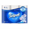 Паперові рушники Selpak 3 шари 80 відривів 6 рулонів (8690530015043) - Image 1