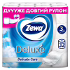 Туалетний папір Zewa Deluxe білий 3 шари 32 рулони (7322541343181) - Image 1