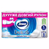 Туалетний папір Zewa Deluxe білий 3 шари 8 рулонів (7322541171739) - Image 1