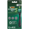 Бритва Bic Flex 3 Hybrid Sensitive з 4 змінними картриджами (3086123644977) - Image 1