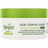 Крем для обличчя Simple Vital Vitamin Night Cream Kind to Skin Нічний вітамінний 50 мл (8710447485552) - Image 1