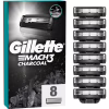 Сменные кассеты Gillette Mach3 Charcoal Древесный уголь 8 шт. (8700216085472) - Image 1