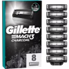 Змінні касети Gillette Mach3 Charcoal Деревне вугілля 8 шт. (8700216085472) - Image 1