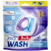 Капсули для прання Pro Wash Color Гірська свіжість 15 шт. (4823128002284) - Image 1