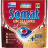Таблетки для посудомийних машин Somat Excellence 5-в-1 20 шт. (9000101808384) - Image 1