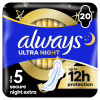 Гигиенические прокладки Always Ultra Secure Night Extra Размер 5 20 шт. (8006540903766) - Image 1
