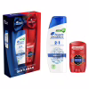 Набор косметики Old Spice Твердый дезодорант Captain 50 мл + Шампунь Head&Shoulders 2-в-1 Основной уход 330 мл (8700216614740) - Image 1