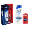 Набор косметики Old Spice Твердый дезодорант Captain 50 мл + Шампунь Head&Shoulders 2-в-1 Основной уход 330 мл (8700216614740) - Image 1