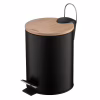 Контейнер для сміття Ardesto Minimalism З педаллю Чорний 3 л (ARHB3601BB) - Image 1