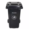 Контейнер для мусора Домівка 120L-B Темно-серый 120 л (000033129) - Image 1