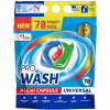 Капсулы для стирки Pro Wash All in 1 Universal 78 шт. (4260637723000) - Image 1