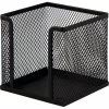 Підставка-куб для листів і паперів Buromax 10х10х10 см, wire mesh, black (BM.6215-01) - Image 1