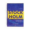 Блокнот Axent на спіралі тверда обкл., А5, 96арк. Stockholm (8032-08-A) - Image 1