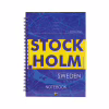 Блокнот Axent на спирали твердая обкл., А5, 96л. Stockholm (8032-08-A) - Image 1