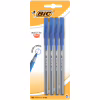 Ручка кулькова Bic Round Stic Exact, синя, 4шт в блістері (bc932857/bc9333702) - Image 1