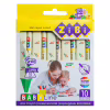 Олівці кольорові ZiBi Baby line Jumbo воскові трикутні 10 шт (ZB.2482) - Image 1