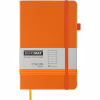 Книга записна Buromax Etalon 125x195 мм 96 аркушів в лінію обкладинка зі штучної шкіри Помаранчева (BM.291260-11) - Image 1