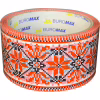 Скотч Buromax Вышиванка 48 мм х 35 м Красная (BM.7007-69) - Image 1