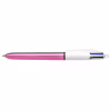 Ручка масляная Bic 4 in 1 Colours Shine Pink розовая (bc982875) - Image 1