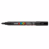 Художній маркер UNI Posca Black 0.9-1.3 мм (PC-3M.Black) - Image 1