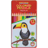 Олівці кольорові Cool For School Premium тригранні, 12 кольорів (CF15178) - Image 1