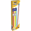Олівець графітний Bic Evolution Stripes HB, з гумкою (bc8960342) - Image 1