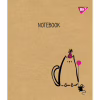 Зошит Yes А5 Sketch Animal Крафт 12 аркушів лінія (765070) - Image 1