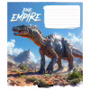 Зошит Школярик Dino empire 18 аркушів клітинка (018-3490K) - Image 1