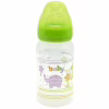 Пляшечка для годування Baby Team з широким горлом 6+, 250 мл (1002_зеленый) - Image 1