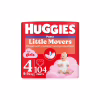 Підгузки Huggies Little Movers/Pants 4 (9-14 кг) M-Pack для дівчаток 104 шт (5029054568095) - Image 1