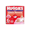 Подгузники Huggies Little Movers Pants 6 (15-25 кг) для дівчаток 88 шт (5029054568217) - Image 1