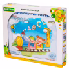 Розвиваюча іграшка Baby Team Книжечка-розмальовка водна Паровозик (9030_паровозик_с_буквами) - Image 1